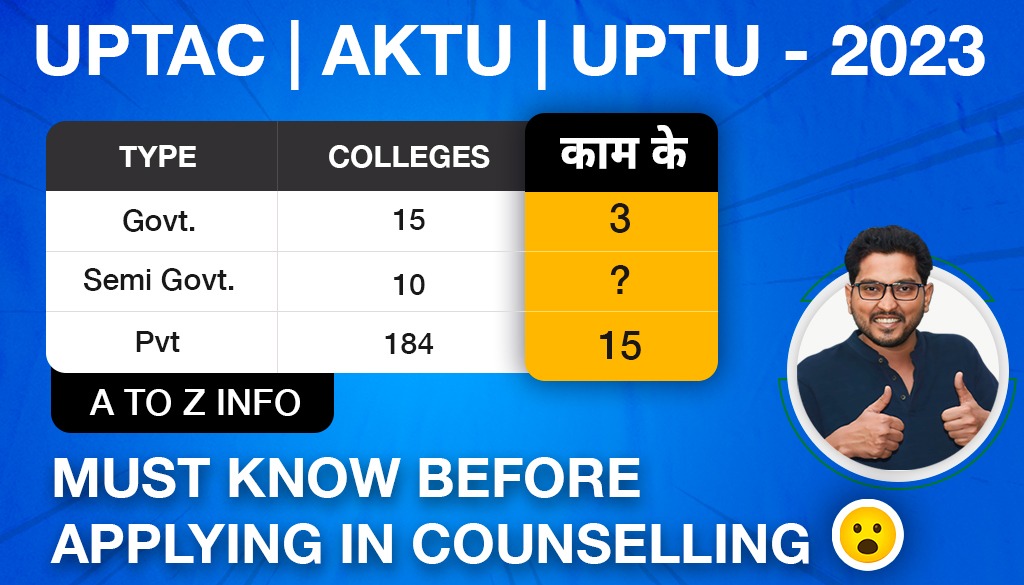 UPTAC | AKTU | UPTU - 2023 Best Govt/ Pvt College Cutoff for GEN | EWS| OBC| SC|ST #shikshasamadhan