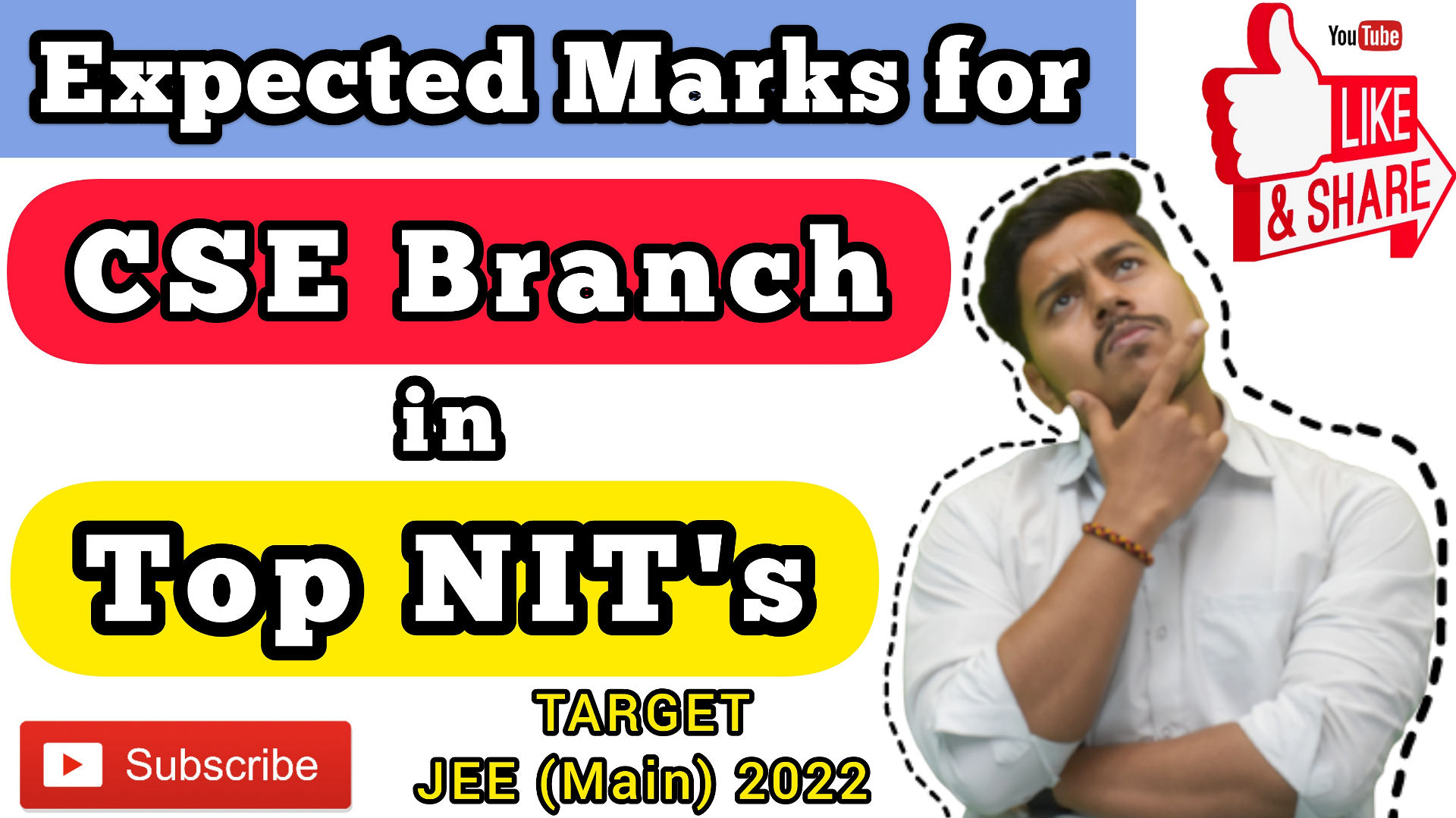 Expected Marks in JEE(Main) to get CSE branch in Top NIT's